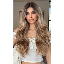 Amanda Long Layered Beach Wavy Female Wig