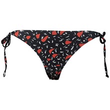 Black Floral Bikini Bottoms