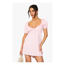 Plus Size Pink Micro Mini Dress