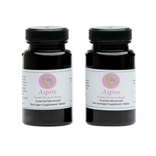 Aspire Oestrogen and Anti Androgen Supplement Duo Pack
