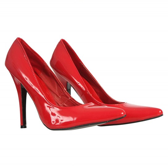 Red Michelle Stiletto Heel Shoe