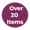 Over 20 items 