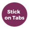 stick on tabs 