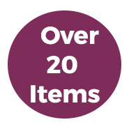 Over 20 items 